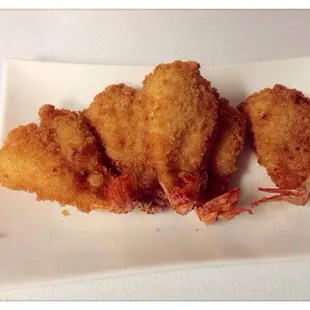 Fried jumbo shrimp