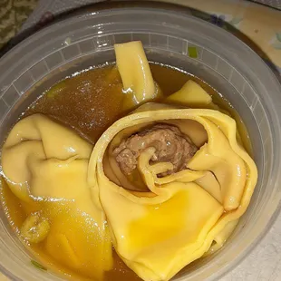 Pork filled Wonton Noodle