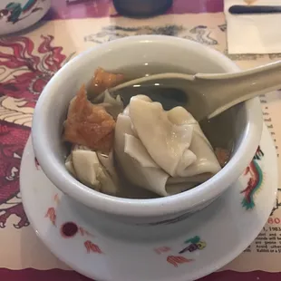 Wonton soup, the best!