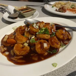 Prawns a la Peking