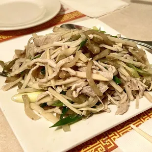 Shredded Pork with Veegies. Yum!