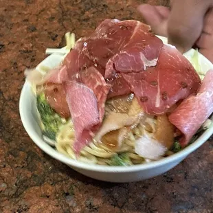 Mongolian bowl before