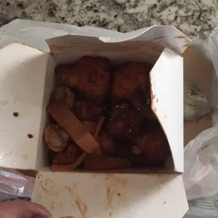 Sesame chicken lots of chicken an veggies