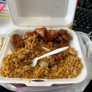 Honey chicken