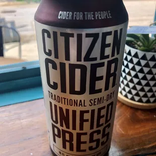 They have Citizen Cider from Vermont...one of my all time faves.