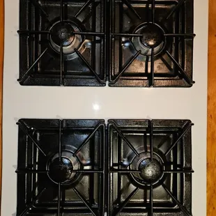 Decor cooktop grate refinish