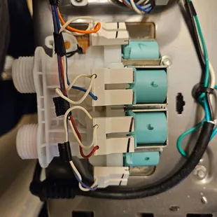 Washer water valve replacement