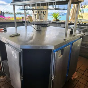 Commercial fridge at Aloha Tower