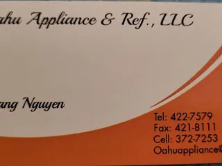 Oahu Appliance Repair Service