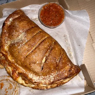 Cheese calzone