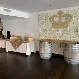 We Help design your wedding and rent everything from back drops, centerpieces, tents, heaters, catering and much more