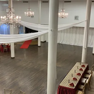 We Help design your wedding and rent everything from back drops, centerpieces, tents, heaters, catering and much more