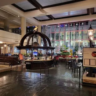 the interior of a restaurant