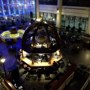 View of the bar at night