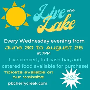 live at the lake