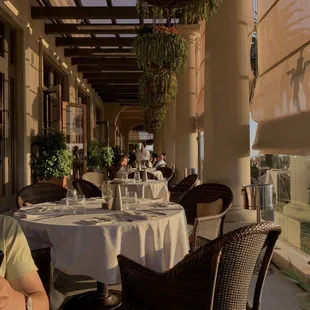 seating outdoor patio, reservation only i think