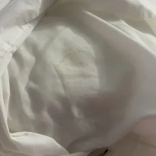 Stains on pillows