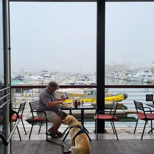 Nice view from our table