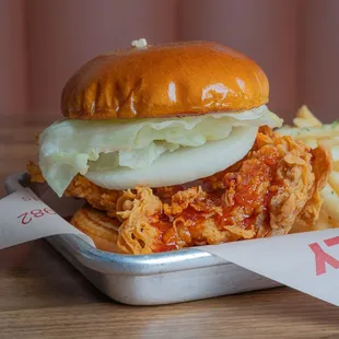 chicken wings and fried chicken, food