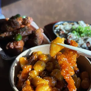 Chicken gangjung (bowl)