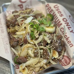 Stir Fried Chicken Gizzard  @dangit.all