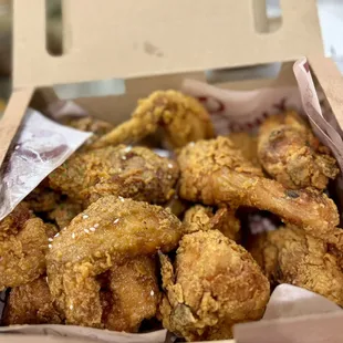 Crispy Ban Ban Chicken and honey soy sauce