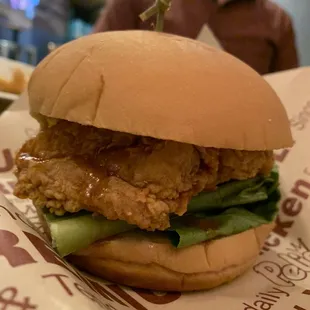 Pelicana Chicken Sandwich (Chicken Thighs)