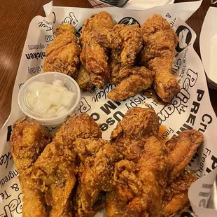 Chicken! The drum sticks are huge!