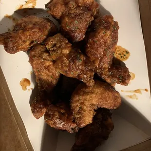 Spicy Soy Fried Chicken Wings