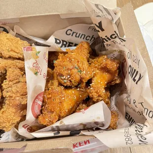 Crispy signature sauce