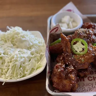 Hot chili with original chicken