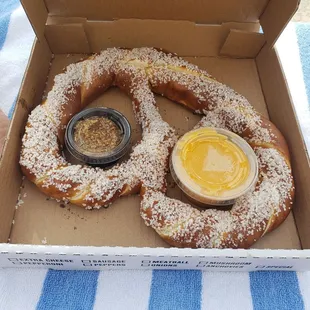 Giant pretzel