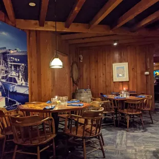 Part of the dining room at the very back