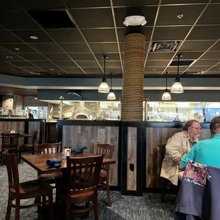 Looking at kitchen from the table