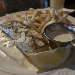 Almond Crusted Halibut