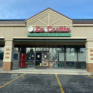 the front of a restaurant