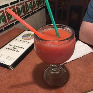 Strawberry margarita! So gooood