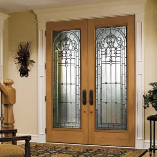 Fiberglass entry door