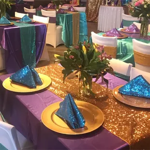 All inclusive packages available to include luxury decor.