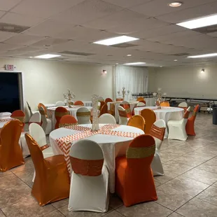 Variety of styles and colors available to personalize your event