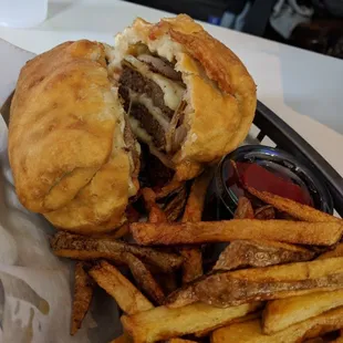 Deep Fried Hoagie... it's ridiculously good.