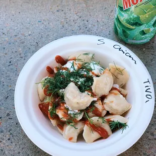 1/2 pound Chicken Pelmeni &amp; Russian Mohito Soda