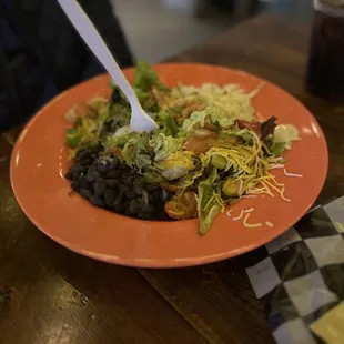 Grass Hut on greens! Yummy