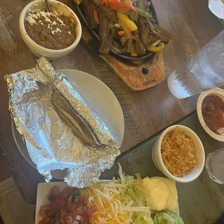 Single Steak Fajita Taco