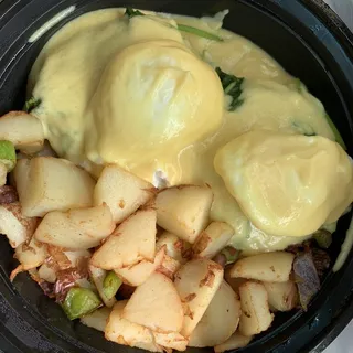 Krabby Cakes a la Benedict