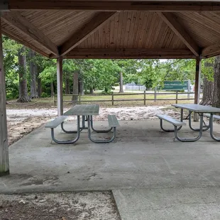Covered picnic area