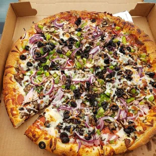 Supreme Pizza!  YUM!