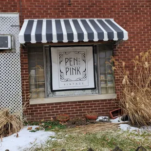 Glass block window on side