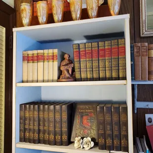 Lots of vintage books