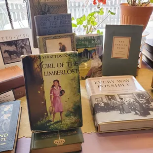 Love vintage books with bright covers